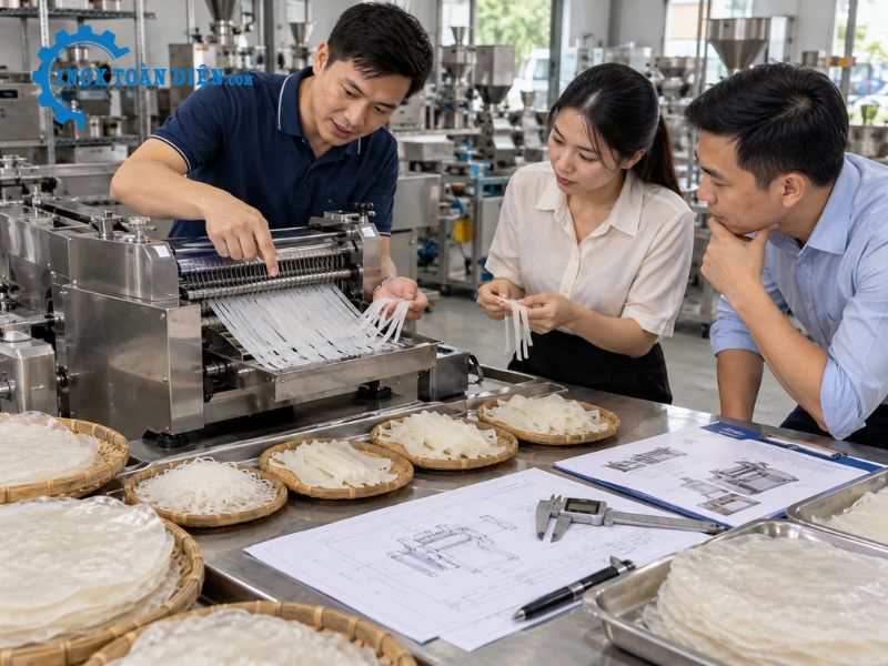 Máy cắt bánh tráng phơi sương